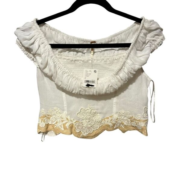 Revolve Free People Liana Lace Off The Shoulder Lace Top - Picture 7 of 8